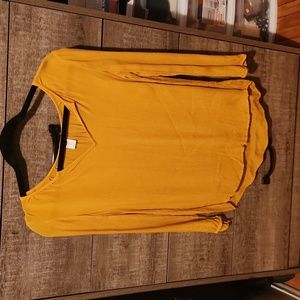 BLOUSE-- YELLOW